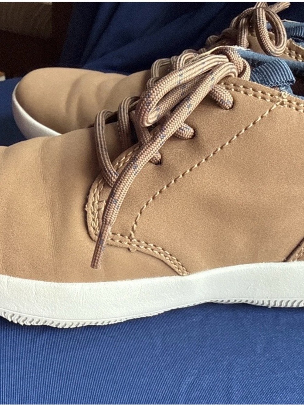 Sperry Big Kids Coastal Break Medium Beige Chukka Boots Sz 13 M STK266147 - Picture 2 of 4